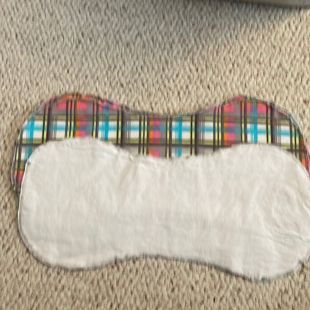 Handmade burp cloths